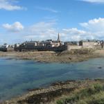 Saint Malo as seen from another of its islands.
